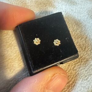 BVLA 7 beaded flower pair (threadless ends)